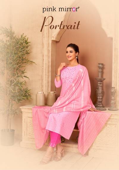 Portrait By Pink Mirror Designer Festive Wear Salwar Kameez Collection